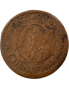 Etats Allemands (Prusse) Charles-Théodore de Bavière 1/4 stuber Cuivre 1784 2