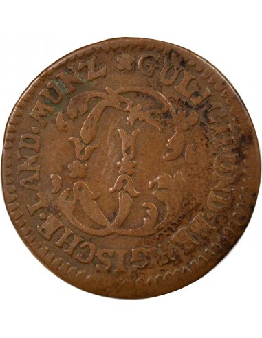 Etats Allemands (Prusse) Charles-Théodore de Bavière 1/4 stuber Cuivre 1784