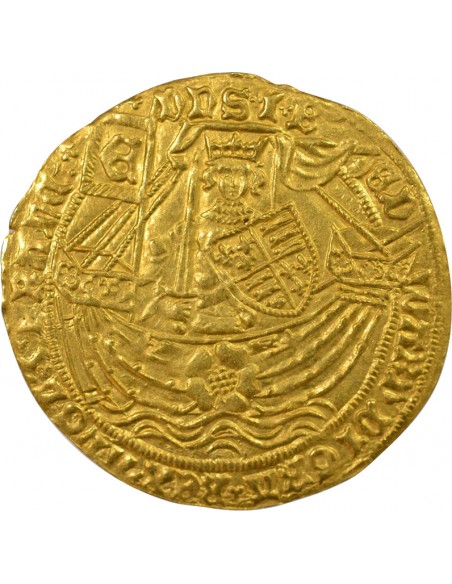 Royaume-Uni Edouard IV A la Rose Noble d'Or Or 1466-1467 Londres