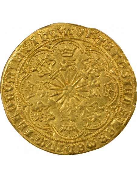 Royaume-Uni Edouard IV A la Rose Noble d'Or Or 1466-1467 Londres