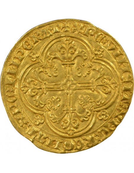 Pays-Bas Louis de Male 1 cavalier d'or Or 1361-1364 Gand