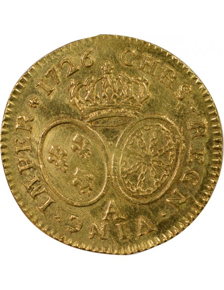 Louis XV Au Buste Habillé Louis d'Or au Buste Habillé Or 1726 A - Paris