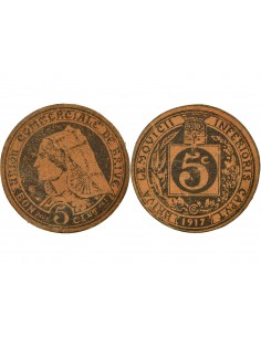 Union Commerciale 5 centimes 1917