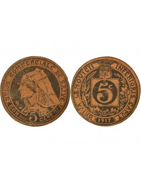 Union Commerciale 5 centimes 1917