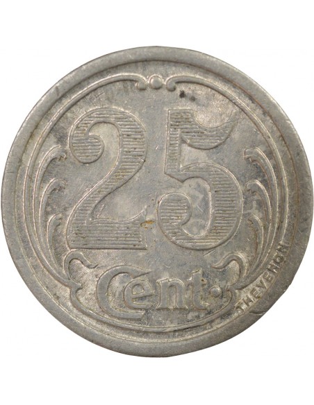 Union Commerciale et Industrielle 25 centimes Aluminium 1922
