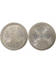 Chambre de Commerce 25 centimes Aluminium 1921
