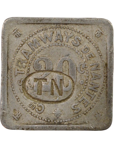 Tramways de Nantes 20 centimes Aluminium