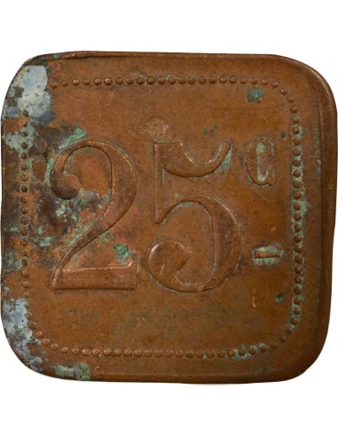 Usines de Couëron 25 centimes Cuivre