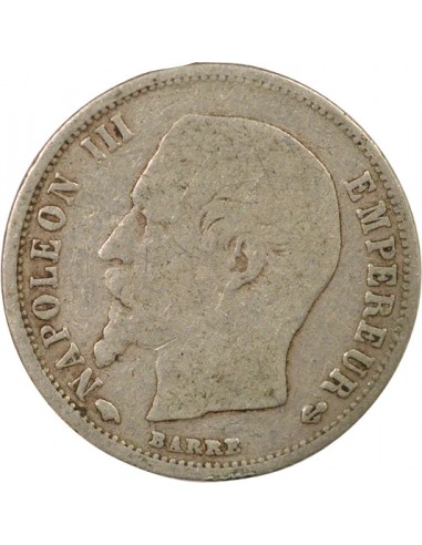 Napoléon III 50 centimes Argent 1858 A - Paris