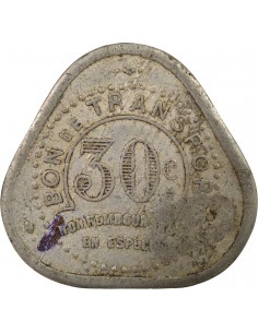 Tramways de Nantes 30 centimes Aluminium 2