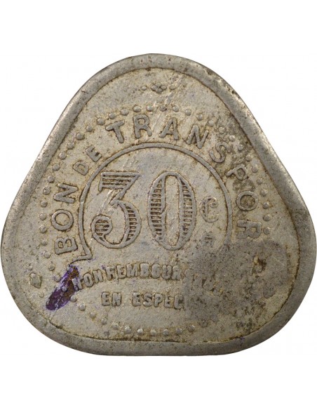 Tramways de Nantes 30 centimes Aluminium