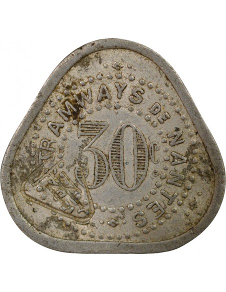 Tramways de Nantes 30 centimes Aluminium