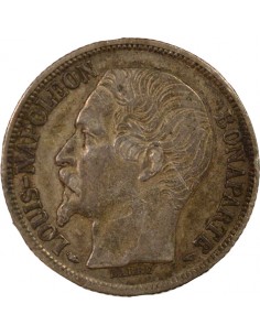 Louis-Napoléon Bonaparte 1 franc Argent 1852 A - Paris 2