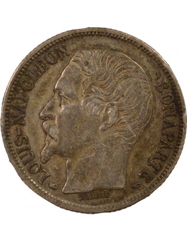 Louis-Napoléon Bonaparte 1 franc Argent 1852 A - Paris
