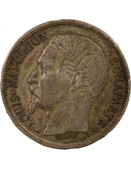 Louis-Napoléon Bonaparte 1 franc Argent 1852 A - Paris