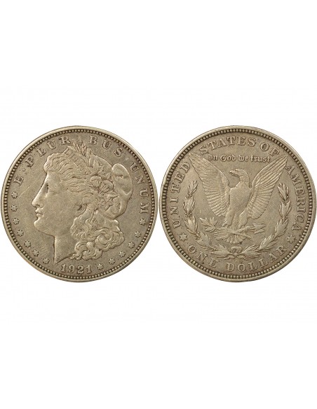 USA Morgan 1 dollar Argent 1921 D - Denver