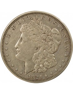 USA Morgan 1 dollar Argent 1921 D - Denver 2