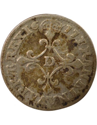 Louis XIV Des Traitants 4 sols Argent 1677 Vimy