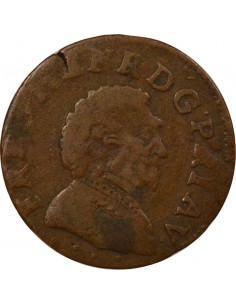 Principauté d'Orange Frédéric-Henri d'Orange-Nassau 1 double tournois Cuivre 1641 Orange 2