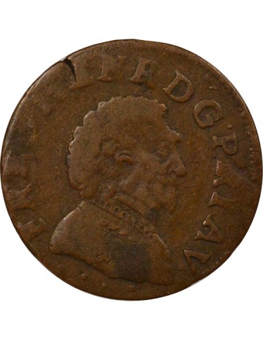 Principauté d'Orange Frédéric-Henri d'Orange-Nassau 1 double tournois Cuivre 1641 Orange