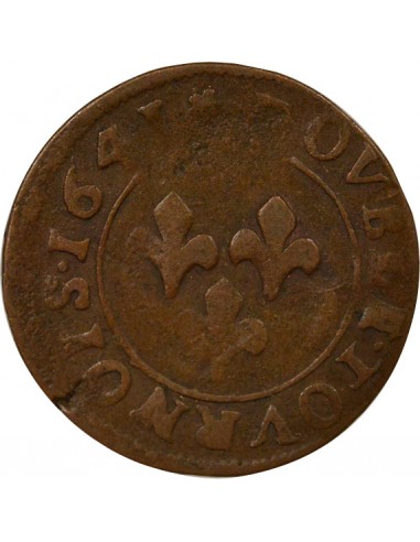 Principauté d'Orange Frédéric-Henri d'Orange-Nassau 1 double tournois Cuivre 1641 Orange