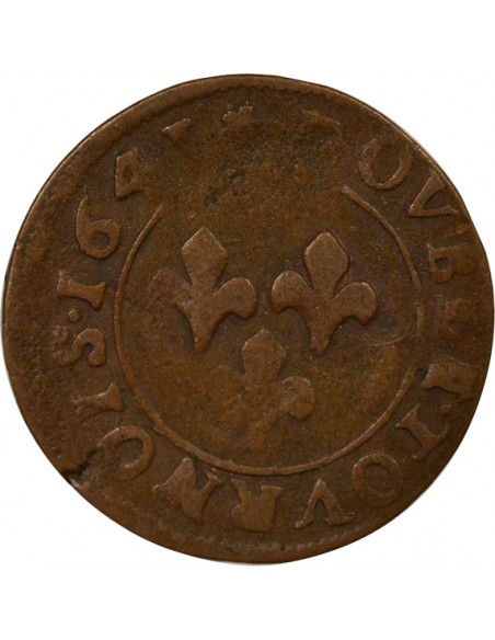 Principauté d'Orange Frédéric-Henri d'Orange-Nassau 1 double tournois Cuivre 1641 Orange