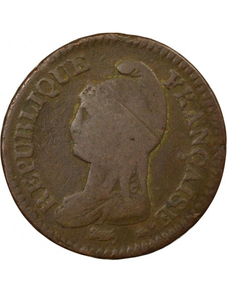 Grand Module 1 décime Cuivre 1798-1799 A - Paris