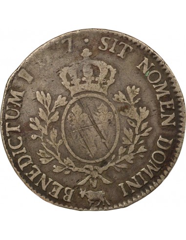 Louis XV Au Bandeau 1 écu Argent 1757-1767 Pau