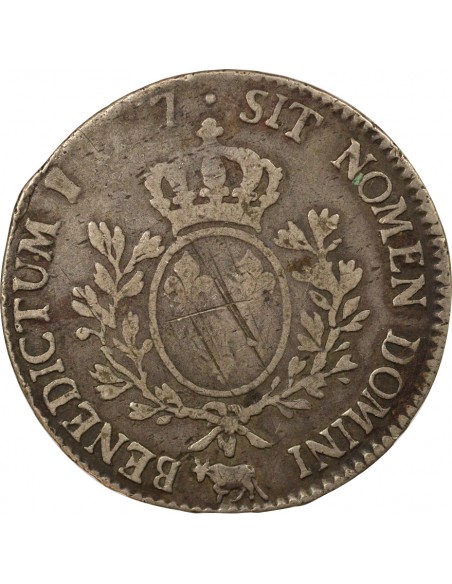 Louis XV Au Bandeau 1 écu Argent 1757-1767 Pau