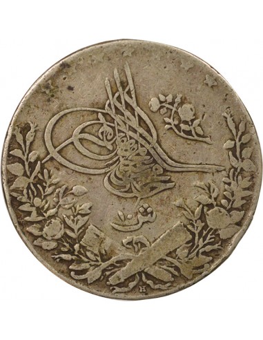 Empire Ottoman Mehmed V 10 qirsh Argent 1913/1914 H Heaton