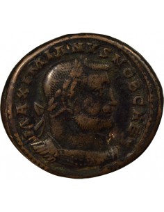 Rome Empire Galère Génie 1 ae Bronze 302-303 Trèves 2