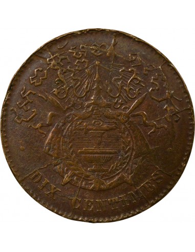Cambodge Norodom Ier 10 centimes Bronze 1860