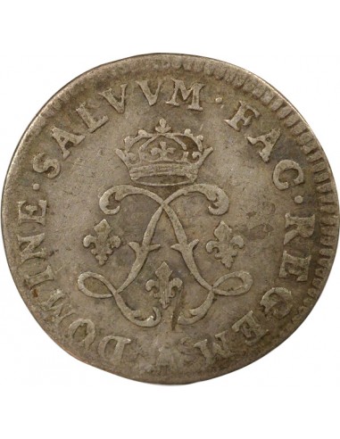 Louis XIV Aux Deux L 4 sols Argent 1691 A - Paris