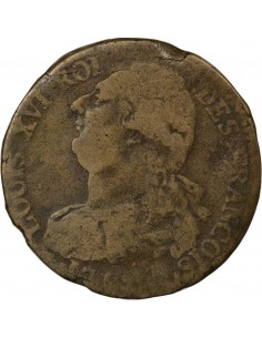 Louis XVI Au Faisceau 2 sols Cuivre 1791-1793 2