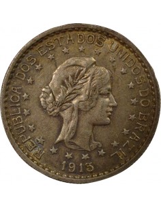 Brésil Etoiles Déliées 500 reis Argent 1913 A Berlin 2