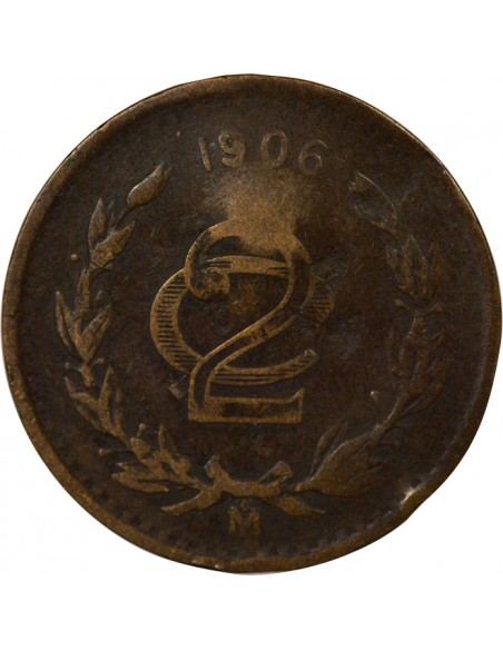 Mexique 2 centavos Bronze 1906 Birmingham