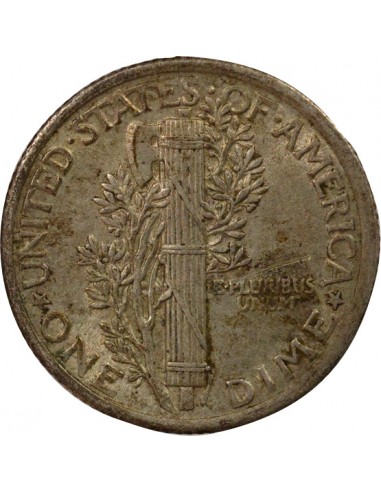 USA Mercury Dime 1 dime Argent 1918 Philadelphie