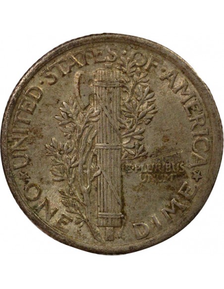 USA Mercury Dime 1 dime Argent 1918 Philadelphie