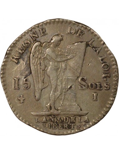 Louis XVI Constitutionnel 15 sols Argent 1791 I Limoges
