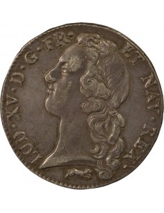Louis XV Au Bandeau 1 écu Argent 1761 R Orléans 2