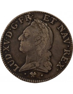 Louis XV A la Vieille Tête 1 écu Argent 1773 L Bayonne 2