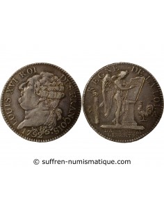 Louis XVI Constitutionnel 1/2 écu Argent 1792 A - Paris