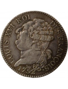 Louis XVI Constitutionnel 1/2 écu Argent 1792 A - Paris 2