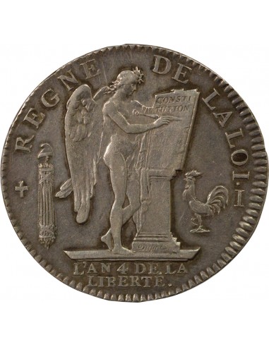 Louis XVI Constitutionnel 1 écu Argent 1792 I Limoges
