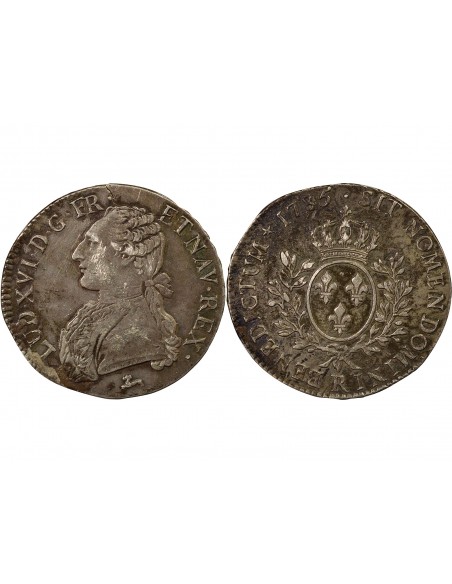 Louis XVI Au Buste Habillé 1 écu Argent 1785 R Orléans