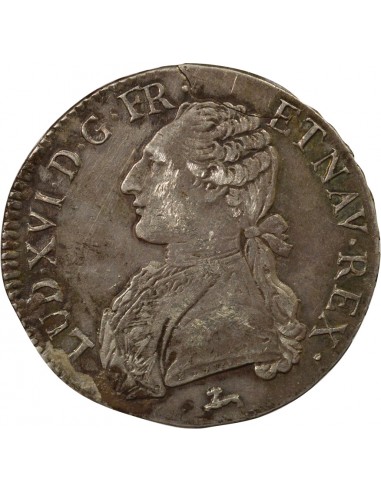 Louis XVI Au Buste Habillé 1 écu Argent 1785 R Orléans