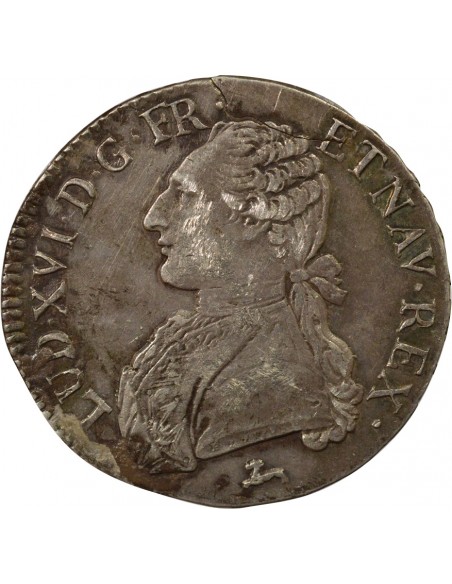 Louis XVI Au Buste Habillé 1 écu Argent 1785 R Orléans