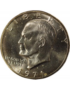 USA Eisenhower 1 dollar Billon 1971 S San Francisco 2