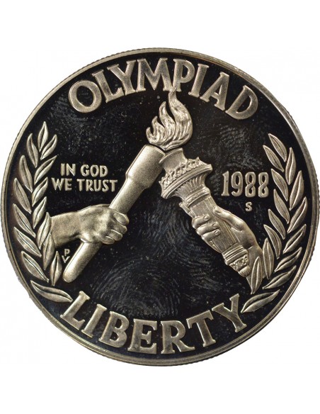 USA Olympiades 1 dollar Argent 1988 S San Francisco