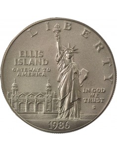 USA Statue de la Liberté 1 dollar Argent 1986 S San Francisco 2